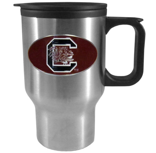 S. Carolina Gamecocks Sculpted Travel Mug, 14 oz