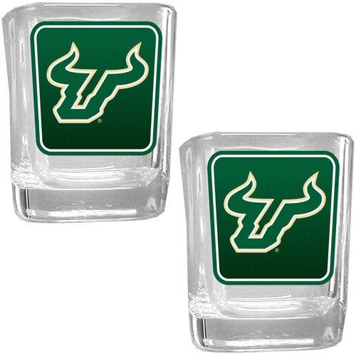 S. Florida Bulls Square Glass Shot Glass Set