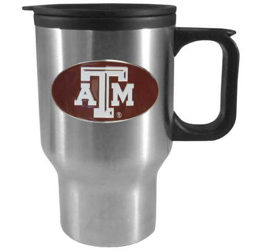 Texas A & M Aggies Sculpted Travel Mug, 14 oz
