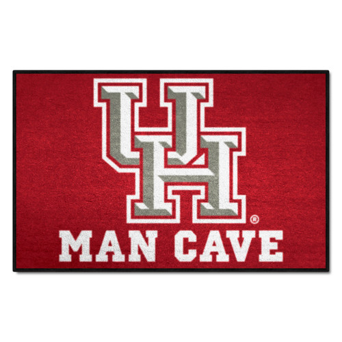 University of Houston - Houston Cougars Man Cave Starter Interlocking UH Primary Logo Red