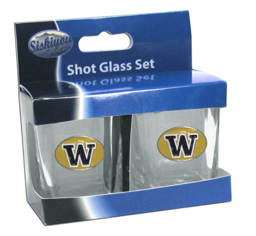 Washington Huskies Shot Glass Set
