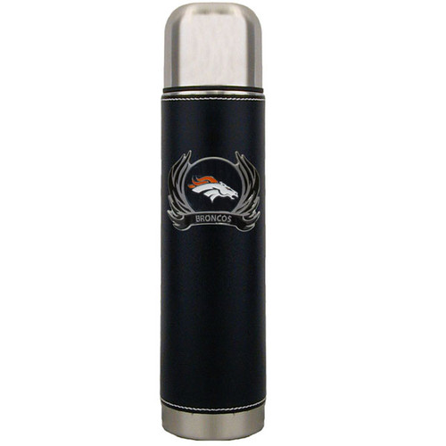 Denver Broncos Thermos with Flame Emblem