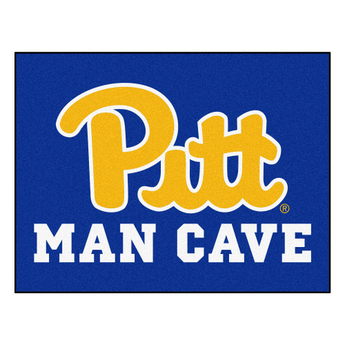 University of Pittsburgh - Pitt Panthers Man Cave All-Star "Script 'Pitt'" Logo Navy