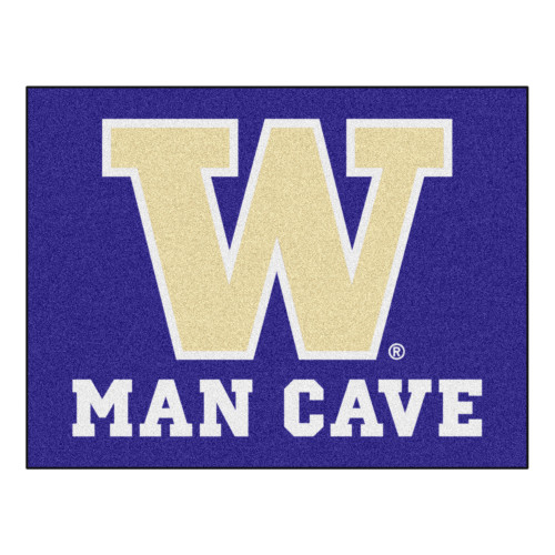 University of Washington - Washington Huskies Man Cave All-Star W Primary Logo Purple