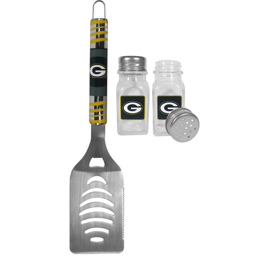 Green Bay Packers Tailgater Spatula and Salt and Pepper Shaker Set