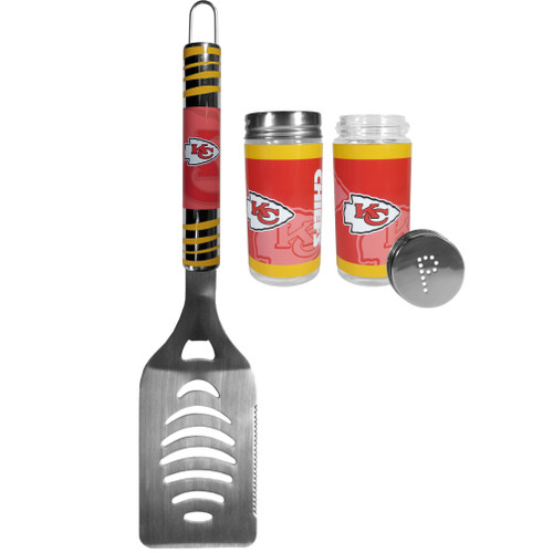 Kansas City Chiefs Tailgater Spatula and Salt and Pepper Shakers