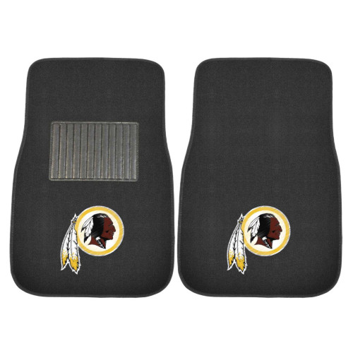 NFL - Washington Commanders 2-pc Embroidered Car Mat Set 17"x25.5"