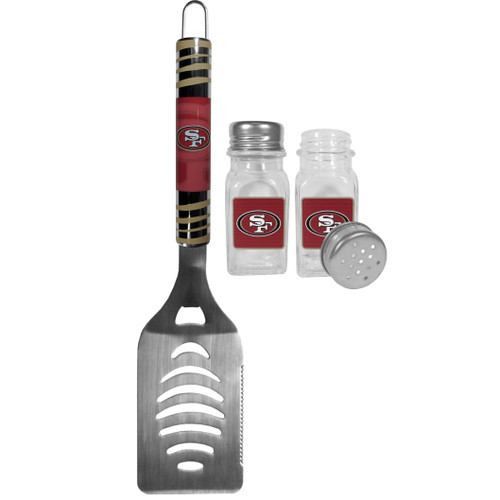 San Francisco 49ers Tailgater Spatula and Salt and Pepper Shaker Set