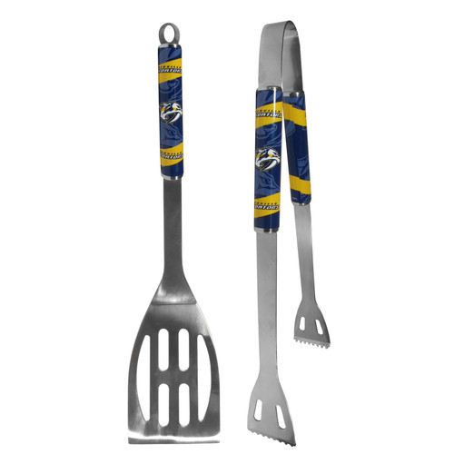 Nashville Predators® 2 pc Steel BBQ Tool Set