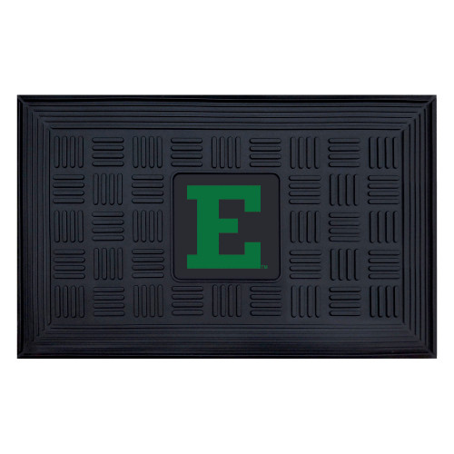 Eastern Michigan University - Eastern Michigan Eagles Medallion Door Mat E Primary Logo Black