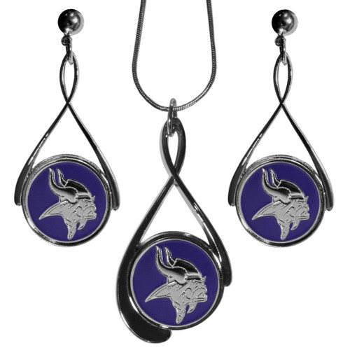 Minnesota Vikings Tear Drop Jewelry Set