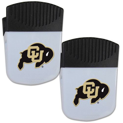 Colorado Buffaloes Chip Clip Magnet with Bottle Opener, 2 pack