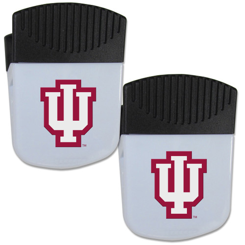 Indiana Hoosiers Chip Clip Magnet with Bottle Opener, 2 pack