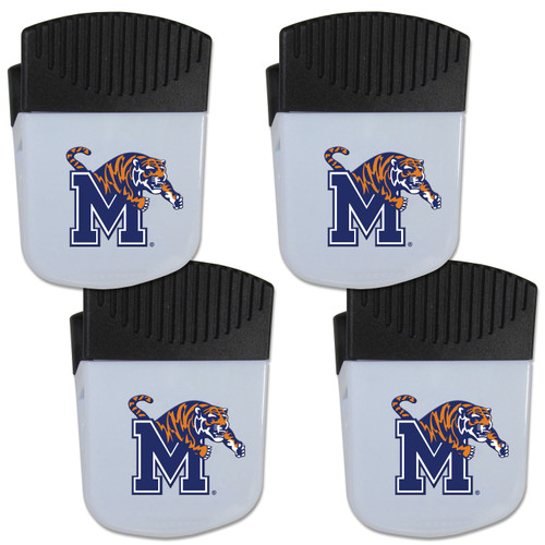 Memphis Tigers Chip Clip Magnet with Bottle Opener, 4 pack