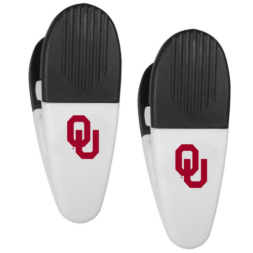 Oklahoma Sooners Mini Chip Clip Magnets, 2 pk