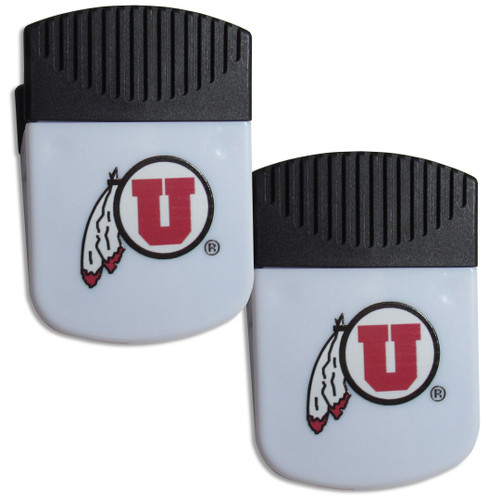 Utah Utes Chip Clip Magnet with Bottle Opener, 2 pack