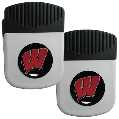 Wisconsin Badgers Clip Magnet with Bottle Opener, 2 pack