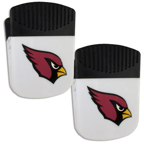 Arizona Cardinals Chip Clip Magnet with Bottle Opener, 2 pack