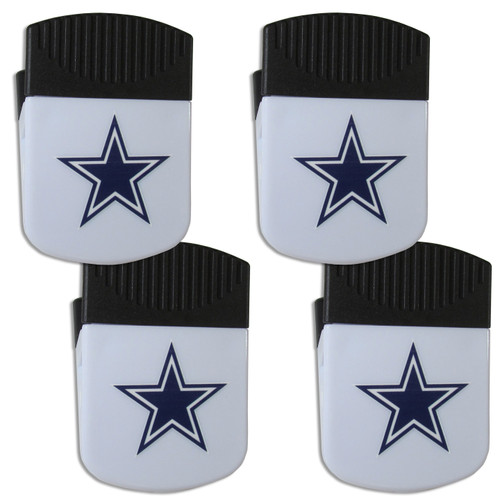 Dallas Cowboys Chip Clip Magnet with Bottle Opener, 4 pack