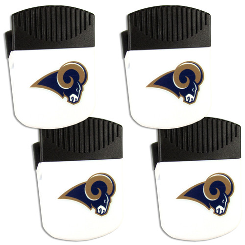 Los Angeles Rams Chip Clip Magnet with Bottle Opener, 4 pack
