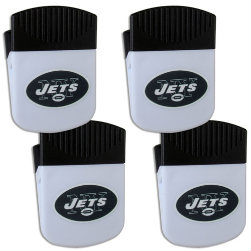 New York Jets Chip Clip Magnet with Bottle Opener, 4 pack