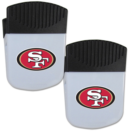 San Francisco 49ers Chip Clip Magnet with Bottle Opener, 2 pack