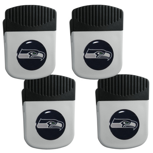 Seattle Seahawks Clip Magnet with Bottle Opener, 4 pack