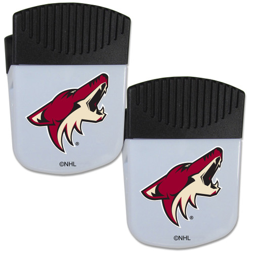 Arizona Coyotes Chip Clip Magnet with Bottle Opener, 2 pack