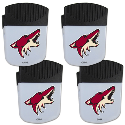 Arizona Coyotes Chip Clip Magnet with Bottle Opener, 4 pack