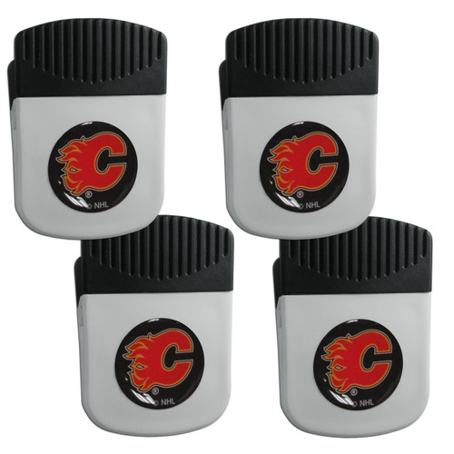 Calgary Flames Clip Magnet with Bottle Opener, 4 pack