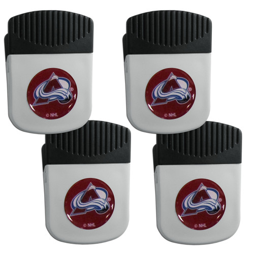 Colorado Avalanche Clip Magnet with Bottle Opener, 4 pack