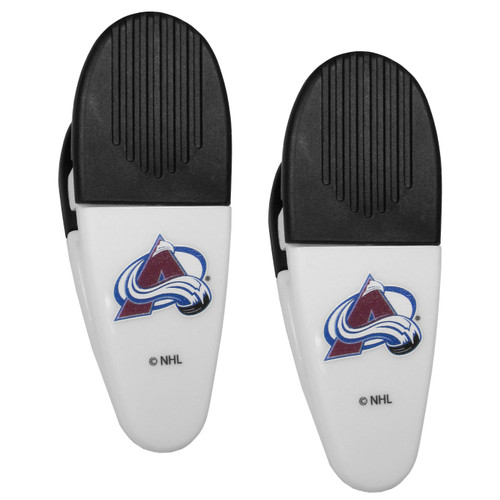 Colorado Avalanche Mini Chip Clip Magnets, 2 pk