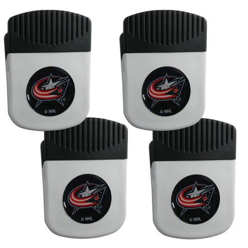 Columbus Blue Jackets Clip Magnet with Bottle Opener, 4 pack