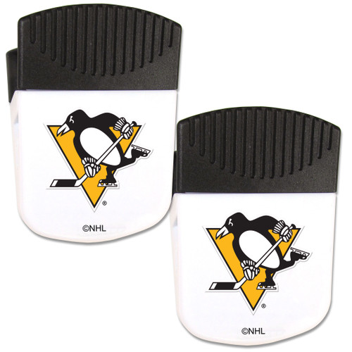 Pittsburgh Penguins Chip Clip Magnet with Bottle Opener, 2 pack