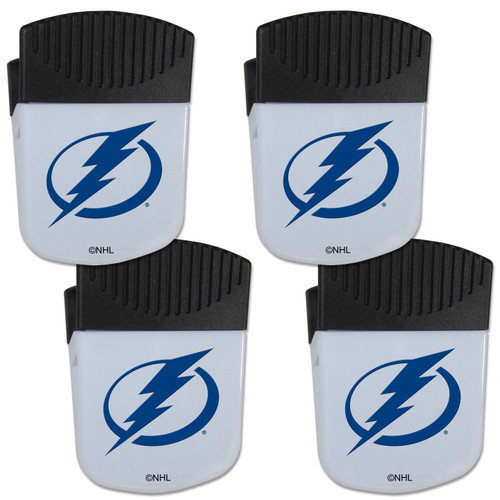 Tampa Bay Lightning Chip Clip Magnet with Bottle Opener, 4 pack