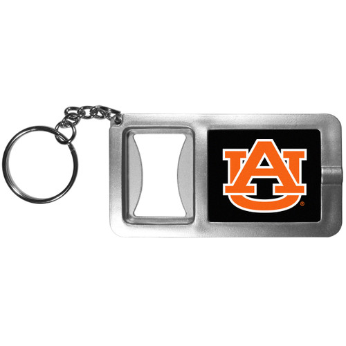 Auburn Tigers Flashlight Key Chain with Bottle Opener