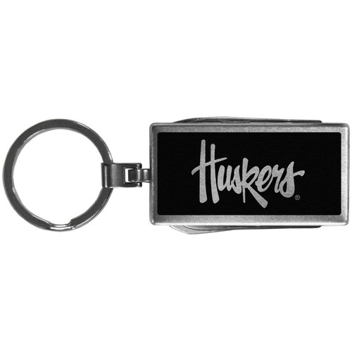 Nebraska Cornhuskers Multi-tool Key Chain, Black