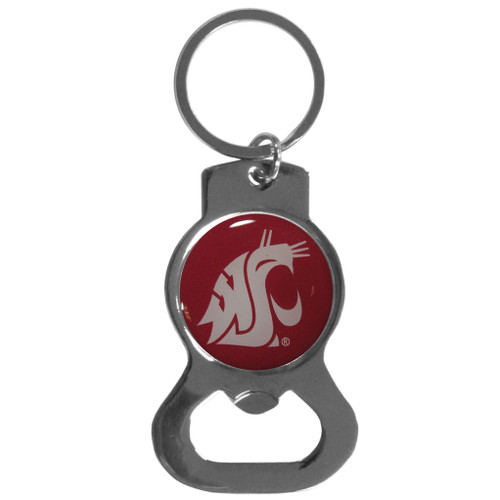 Washington St. Cougars Bottle Opener Key Chain