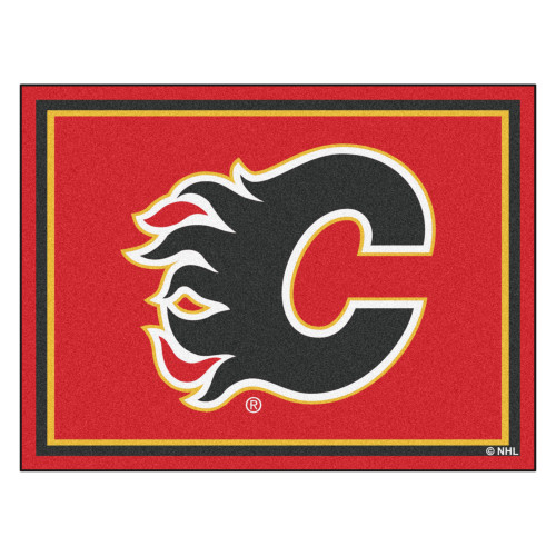 NHL - Calgary Flames 8x10 Rug 87"x117"