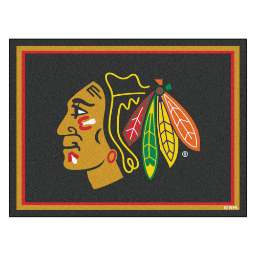 NHL - Chicago Blackhawks 8x10 Rug 87"x117"