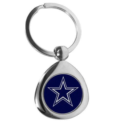 Dallas Cowboys Round Teardrop Key Chain