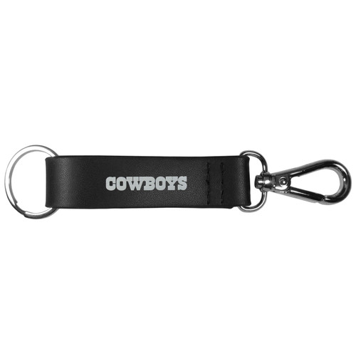 Dallas Cowboys Black Strap Key Chain