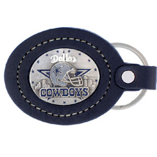 Leather Keychain - Dallas Cowboys