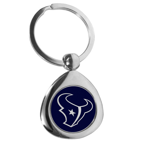 Houston Texans Round Teardrop Key Chain