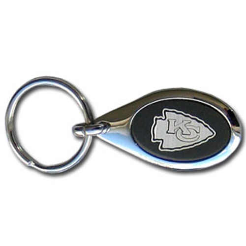 Kansas City Chiefs Etched Key Chain