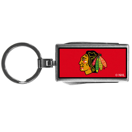 Chicago Blackhawks® Multi-tool Key Chain, Logo