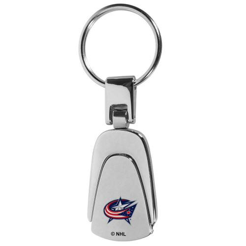 Columbus Blue Jackets® Steel Teardop Key Chain