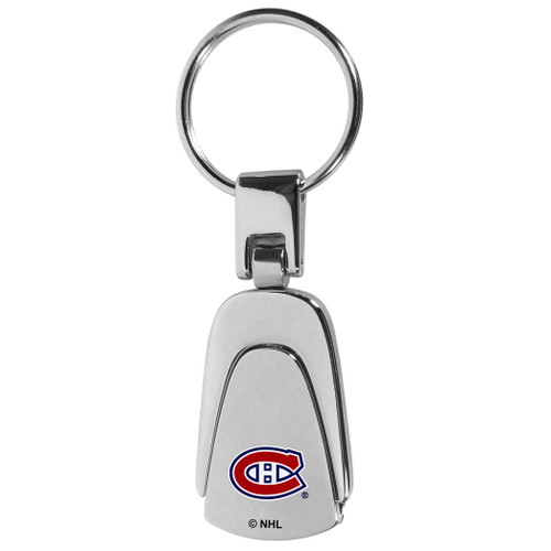Montreal Canadiens® Steel Teardop Key Chain