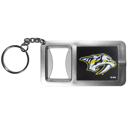 Nashville Predators® Flashlight Key Chain with Bottle Opener