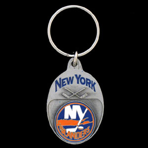 New York Islanders® Carved Metal Key Chain